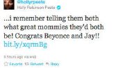 Beyonce donne naissance: Tweets Celebrity De A-Lister à un Real Housewives!