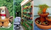 17 Budget-Friendly et projets de jardin mignon Fait de pots de fleurs