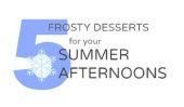 Facile, desserts frais pour les après-midi d'été