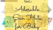 12 Mignon chapeaux de soleil pour les bébés