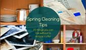 Conseils de nettoyage de printemps