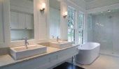 éclairage de salle de bains: des idées pour la conception impressionnante de Luxusbads