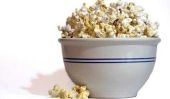 Snack meilleur jamais sain: non laitier Popcorn "Cheesy» avec Levure alimentaire