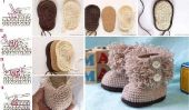 Crochet Knit bricolage Chaussons bébé