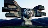 Abandonné Seconde Guerre mondiale Monuments et en Yougoslavie