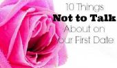 10 choses à ne pas parler de votre première date