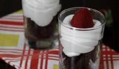 5 minute Cool Whip Shooters Hot Fudge Brownie