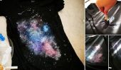 T-shirt peint Galaxy bricolage
