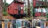 Old Railroad Boxcar convertie en une maison minuscule