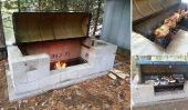 Comment faire un grand barbecue Rotisserie Pit