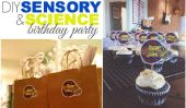 Un bricolage Sensory & Party science-thème Toddler anniversaire!