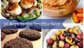 15 Délicieux façons d'utiliser la truffe Sel