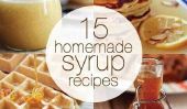 15 Homemade Sirops pour faire le petit déjeuner Even Better