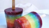 Rainbow Popsicles: Colorful Gâteries estivales