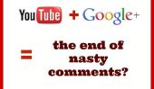 Nouveau plan de YouTube à la bataille Nasty Commentaires: Utilisation Google+