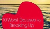 10 Pire excuses pour Breaking Up - Selon Twitter