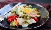 3 ingrédients, sans cuisson Summer Recette: Salade d'avocat Simple-Crab