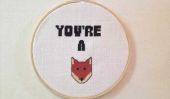 DIY de la semaine: Foxy Cross-Stitch