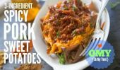 Ces 3 ingrédients Sriracha Spicy porc farci Sweet Potatoes Juste Made Your Summer Impressionnant