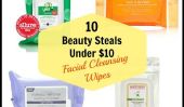 10 Steals Beauté moins de 10 $ - Lingettes nettoyantes pour le visage
