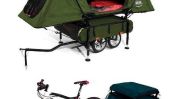 Camper vélos Remorque avec Oversize Tente Cot