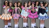 Le monde fou de robes de danse irlandaises