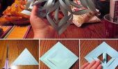Idées de bricolage: papier 3D Snowflake