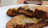 Un cookie classique avec une touche de modernité!  Chocolate Chip Cookies farcis avec Reese Peanut Butter Cups