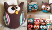Cute Owl Oreiller bricolage