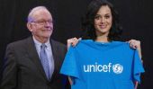 Katy Perry ambassadrice de bonne volonté: Chanteur de Roar est dernière célébrité à l'appui de l'UNICEF