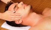 Massage relaxant du visage - de sorte qu'il devient vraiment