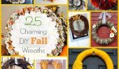 25 Couronnes d'automne bricolage Charme