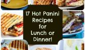 17 Hot Panini Recettes copieux Assez pour le dîner