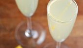 Un cocktail de champagne frais pour le réveillon du Nouvel An: Les Français 75