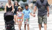 Heidi Klum emmène ses enfants à un parc aquatique In NYC (de photos)