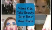 Lorsque Enfants Prendre beauté dans leurs mains propres