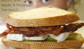 Bacon, Brie, Apple and Honey Sandwich