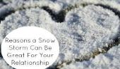 8 façons d'utiliser une tempête de neige au profit de votre relation