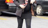 Gwen Stefani enceinte Shows Off bosse de bébé et porte encore Talons!  (Photos)