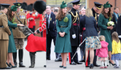 Kate Middleton habille un nouveau manteau vert sur le jour de la Saint Patrick (Photos)