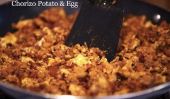 Comment faire de pomme de terre et chorizo ​​Egg Breakfast
