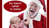 Lettre Mon bébé Pour de Santa