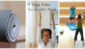9 Règles de yoga à savoir avant de vous entrez dans le studio