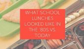 Qu'est-repas école ressemblait dans les années 80 vs Aujourd'hui