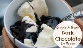 Quick & Rich Dark Chocolate Ice Cream Sauce