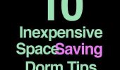 10 Inexpensive Space-Saving Dorm Conseils de décoration Pour tout adolescent Chambre