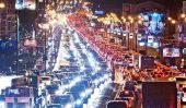 A Night of Traffic Jam à Moscou