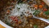 Jours de soupe: épinards, tomates et soupe de lentilles