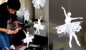 Bricolage papier Ballerina Snowflakes