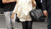 Blasphème!  Kourtney Kardashian enceinte Boissons une tasse de café!  (Photos)